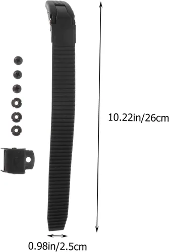 Miniatura 5 de BESPORTBLE 1 Unidades Profesional Hebilla Correa Patines Negro Patines Hebilla Clip Para Zapatos Accesorio Reemplazable