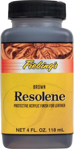 Miniatura 9 de Fiebing's Acrylic Resolene (4 onzas, negro) - Acabado protector de cuero acrílico - Capa superior flexible y resistente al agua para botas teñidas