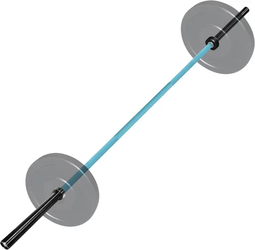 Tribe WOD Olympus - Barra de pesas y barra de pesas, duradera, a prueba de flexiones para hombres y mujeres, barra de levantamiento de pesas y