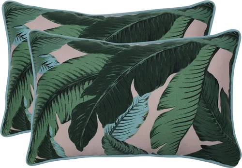 Miniatura 25 de Pillow Perfect Outdoor Cojín rectangular de piedra Setra para interiores (juego de 2) 18.5 X 11.5 X 5