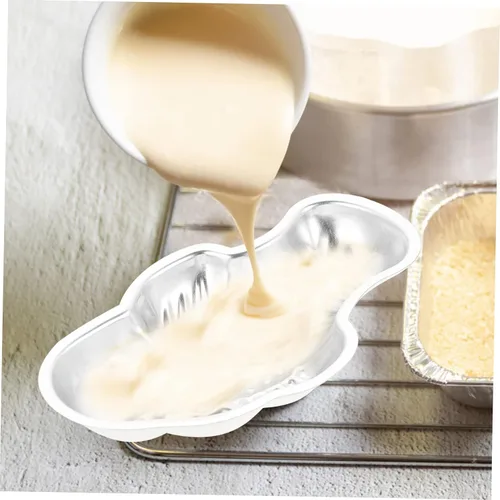 Miniatura 7 de Pastel de arroz de gelatina de metal para cocina Pudín Mousse Suministros para hornear alimentos seguros para el calor