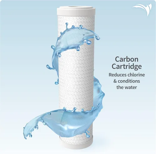 Miniatura 5 de AquaticLife - Kit de cartuchos de repuesto para filtro de agua de sedimentos de 10 pulgadas (carbono)