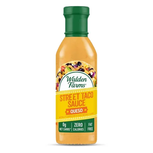 Miniatura 16 de Walden Farms Street Taco Sauce Lime Cream - Sin calorías, sin gluten, baja en carbohidratos, apta para dieta cetogénica, sin azúcar, sabor a crema