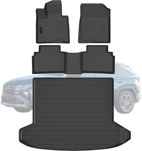 Miniatura 24 de Revestimientos de suelo para Acura ADX y Honda HR-V 2023-2026 TPE 2023-2026 TPE protección para todo tipo de clima, tapetes de primera y 2ª fila