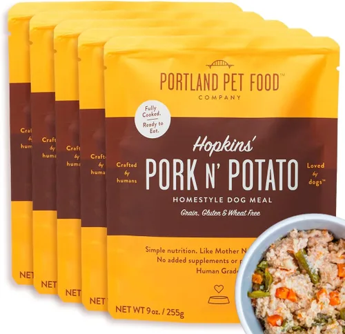 Miniatura 14 de Portland Pet Food Company Bolsas de comida fresca para perros, mezcla de grado humano y comidas húmedas para mascotas, cachorros y perros mayores