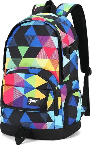 Miniatura 57 de Mochila escolar estilo Rickyh, mochila de viaje para hombres y mujeres, mochila ligera con compartimento para portátil, Tamaño único