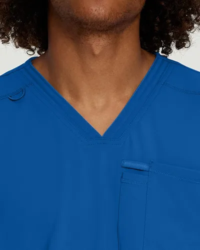 Miniatura 4 de Urbane Impulse 9911LKA - Camiseta de uniforme médico con cuello en V para hombre New Royal