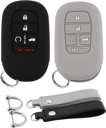 Miniatura 12 de Funda de Silicona para Llavero Compatible con Chevy GMC 5 Botones 2023 2022-2019 Chevy Silverado Tahoe Suburban GMC Sierra Acadia Terrain Protector