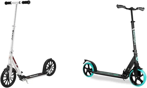 Razor Patinete A6 Kick para niños de 8 años en adelante, manillar extra alto y cubierta más larga, ruedas de uretano de 10 pulgadas, tecnología
