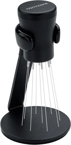 Miniatura 3 de Normcore WDT Herramienta de Distribución V2.1 con Soporte - Herramienta de Distribución Espresso de 8 Puntas de 0.23mm - Mezclador de Café Magnético