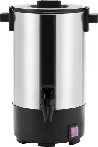 Miniatura 9 de SYBO Urna de café de 45 tazas, cafetera de percolado de acero inoxidable de grado comercial, filtro extraíble, fácil de limpiar, urna de agua