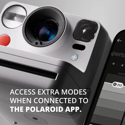 Miniatura 10 de Polaroid Now Plus Generation 3 Cámara instantánea con sistema de enfoque automático de dos lentes y modo manual (blanco) paquete con kit de película