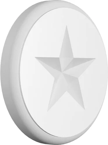 Miniatura 7 de Ekena Millwork ROSP030X030X100GRY08 Roseta estándar con borde redondeado, PVC