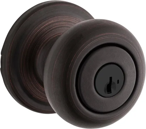 Miniatura 22 de Kwikset Hancock - Pomo de puerta interior de privacidad con cerradura, manija de puerta para baño y dormitorio, perilla de puerta con cerradura