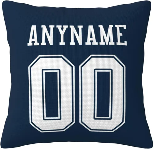 Miniatura 20 de Fundas de almohada de fútbol – Fundas de almohada personalizadas con cualquier nombre y número, regalo personalizado para hombres, mujeres y niños