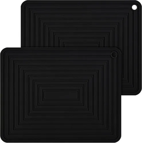 Miniatura 15 de Salvamanteles de silicona para platos calientes, salvamanteles para cocina, salvamanteles para ollas y sartenes, soportes de silicona para macetas