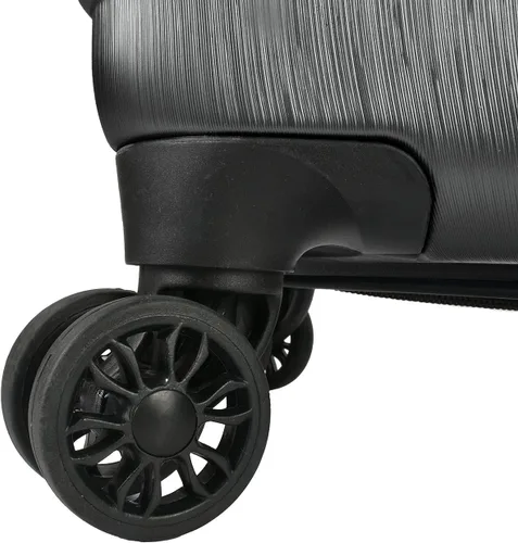 Miniatura 8 de U.S. Traveler Boren - Maleta de viaje de policarbonato resistente con 8 ruedas giratorias, asa de aluminio