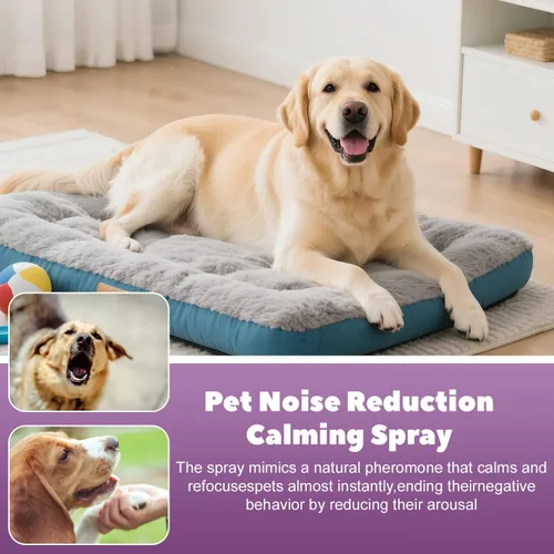 Miniatura 3 de JoanofArc Spray calmante de feromonas para gatos y perros, 1.7 fl oz con kit difusor, ayuda a la calma, reducción del estrés, detiene arañazos