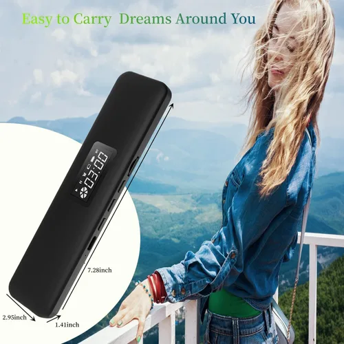 Miniatura 7 de Sleepbar - Altavoz debajo de la almohada, máquina de ruido blanco, mini altavoz portátil para dormir para viajes (negro)