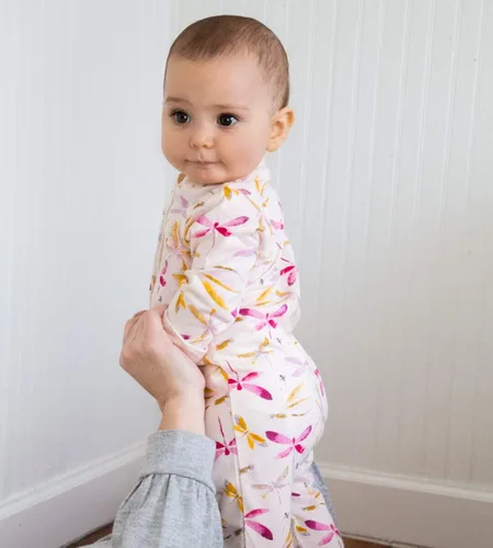 Miniatura 3 de Burt's Bees Baby - Mameluco 100% algodón orgánico de una sola pieza para niñas bebés, enterizo de una sola pieza, 100 % algodn orgnico, cierre