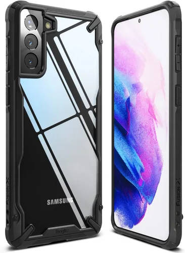 Miniatura 47 de Ringke Fusion-X para Samsung Galaxy S22 Ultra Funda [Recortes Precisos para Lentes de Cámara] Parachoques Mejorado Resistente Uso Rudo a Prueba