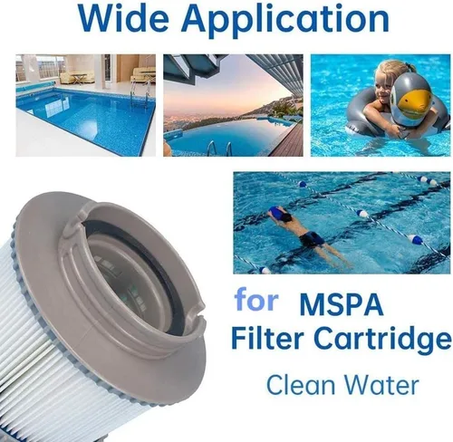 Miniatura 6 de WuYan Filtro de repuesto para MSpa FD2089, bomba de cartucho de filtro para submarinos y spas de piscina, 4 piezas