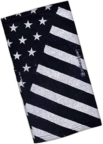 Miniatura 2 de Zanheadgear TF091 Motley Tube Fleece Lined Black and White Flag