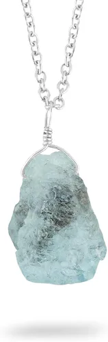 Miniatura 24 de Colgante delicado de piedras preciosas naturales crudas, collar de piedras ásperas surtidas, hecho a mano, joyería hipoalergénica bohemia