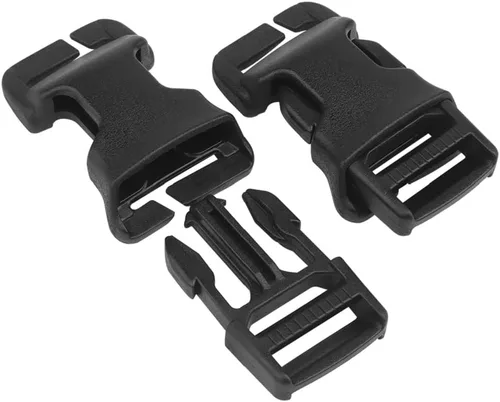 Miniatura 2 de 2 hebillas tácticas de liberación rápida, clip de hebilla Molle para cualquier aparejo de pecho o chaleco con hebilla de 1.0 in BK