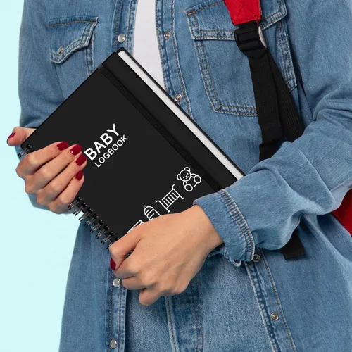 Miniatura 8 de Libro diario de registro del bebé, seguimiento A5 para recién nacidos, páginas de relleno para rastrear y monitorear el horario de tu bebé recién