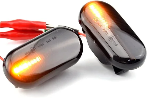 Miniatura 5 de 1 par de marcadores de guardabarros delanteros dinámicos LED marcadores laterales compatibles con Nis-san 350Z Z33 Frontier D40 Cube Z11 Latio C11