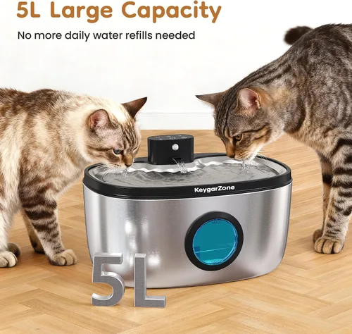 Miniatura 4 de Filtro de fuente de agua para gatos Keygarzone: Reemplazo para ZCW001, paquete de 6 filtros para fuente de agua y bomba para gatos y perros, filtros