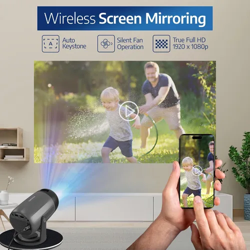 Miniatura 6 de Philips, Proyector de cine en casa Neopix 150, Full HD 1920 x 1080p, giratorio de 180 grados, fuente de luz LED, modo espejo, WLAN 6, sonido estéreo
