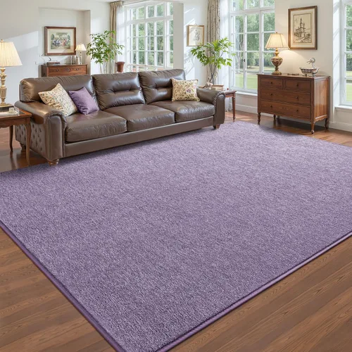 Miniatura 20 de Pettop - Alfombras para dormitorio y sala de estar, 6x9 Beige alfombras de espuma de memoria espesada para interiores, alfombra moderna estética