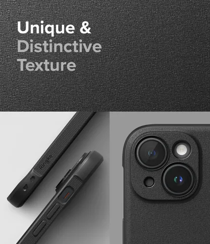 Miniatura 3 de Ringke Onyx - Funda para iPhone 15 Case, [Se Siente Bien en la Mano] resistente al aceite y a la suciedad, cubiertas individuales para lentes