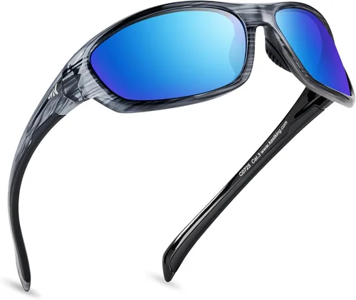 Miniatura 17 de KastKing Hiwassee - Gafas de sol deportivas polarizadas para hombres y mujeres, gafas de sol envolventes para pesca, ciclismo y correr, protección