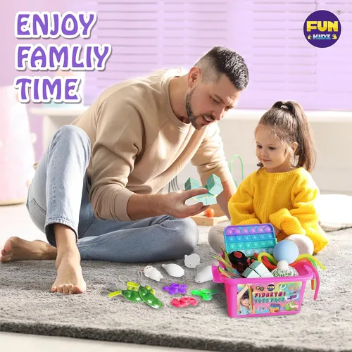 Miniatura 5 de Caja de juguetes para niñas y niños, FunKidz paquete misterioso de juguetes sensoriales para la ansiedad para niños, regalos para fiestas, premios