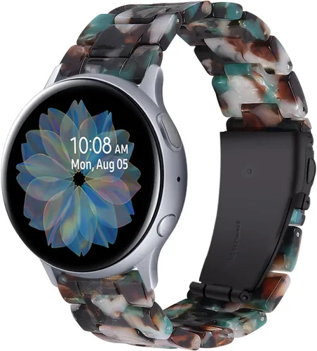 Miniatura 7 de Correas de reloj de resina compatibles con Samsung Galaxy Watch 7/6/5/4/FE 1.575 in 1.732 in, Galaxy Watch 6/4 Classic 1.654 in 1.693 in 1.811 in