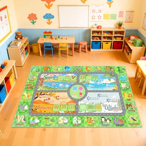 Miniatura 11 de Alfombras para decoración de habitación de niños, alfombra de mariposa para adolescentes y niñas, alfombra antideslizante para dormitorio y sala
