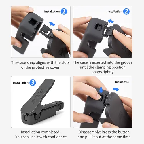 Miniatura 6 de Pocket 3 Funda protectora rígida para DJI Osmo Pocket 3 Accesorios con 3 ranuras de almacenamiento CPL/ND filtro