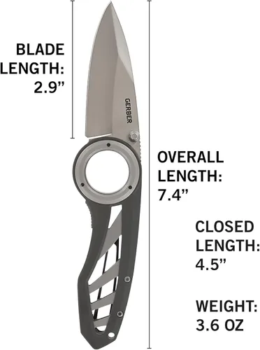 Miniatura 7 de Gerber Gear Remix - Cuchillo de bolsillo plegable, cuchillo de bolsillo de hoja de borde fino de 3 pulgadas para supervivencia y campamento