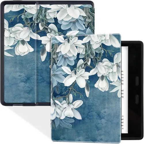 Funda suave para Kindle Oasis (10ª generación, versión 2019 y 9ª generación, versión 2017) – Funda protectora delgada y ligera con apagado y