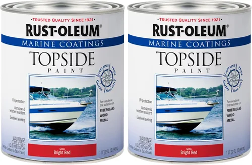 Miniatura 14 de Rust-Oleum 207005 Pintura para cubierta marina Marine Coatings, cuarto de galón, color gris acorazado