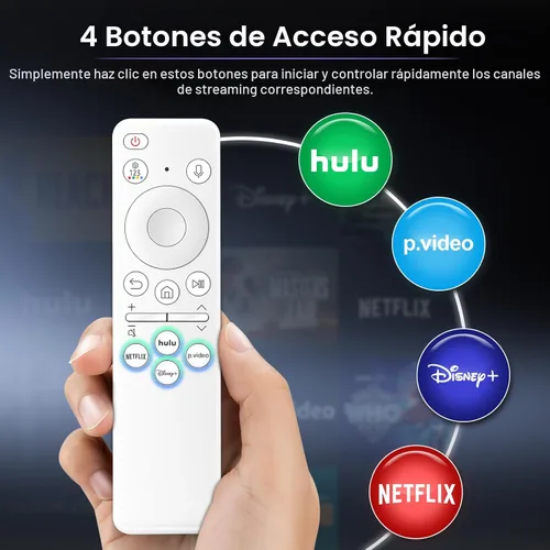 Miniatura 7 de Control remoto recargable con voz para Samsung - Control remoto inteligente para TV, reemplazo compatible para televisores inteligentes Samsung