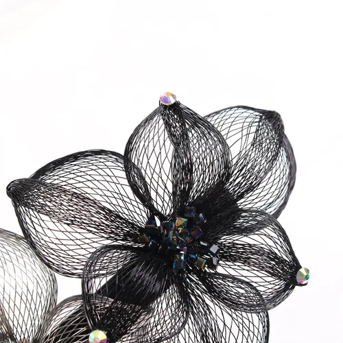 Miniatura 5 de Pasadores grandes para el pelo de las mujeres, pasadores de pelo grueso para mujer, accesorios de boda para mujer, alambre de cobre hecho a mano