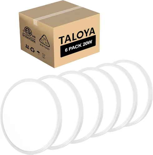 Miniatura 13 de TALOYA Lámpara de techo de montaje empotrado, paquete de 6