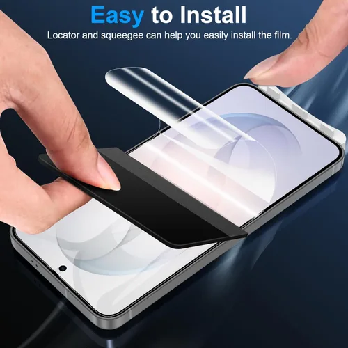 Miniatura 6 de LYWHL Paquete de 5 protectores de pantalla para Samsung Galaxy S26 Plus [como el desbloqueo original de huellas dactilares], película protectora