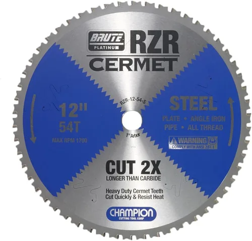 Miniatura 15 de Champion Cutting Tool Corp - Hoja de sierra circular de 5-3/8 pulgadas, 50T (RZR-538-50-ST), acero inoxidable