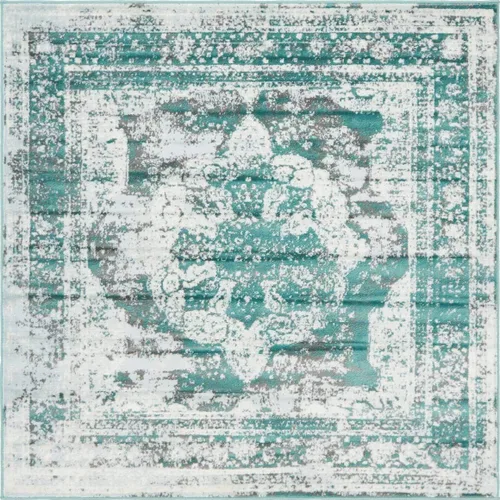 Miniatura 77 de Unique Loom Sofia Collection - Alfombra tradicional vintage, inspirada en Francia (7 pies x 10 pies, rectangular, negro/gris claro)