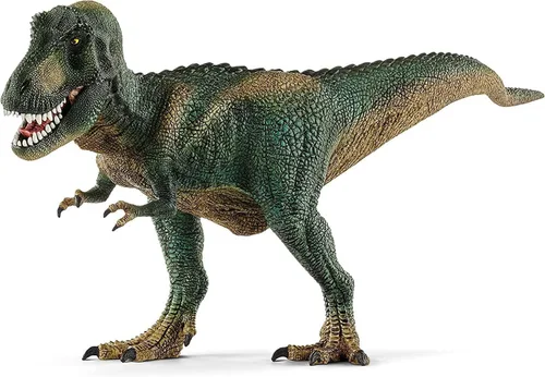 Schleich DINOSAURS — Tyrannosaurus Rex, juguete de T-Rex con detalles realistas y mandíbula móvil, juguetes de dinosaurio que inspiran la
